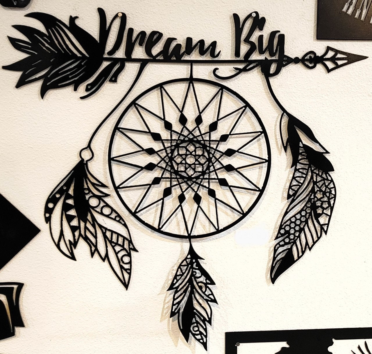 Dream Catcher Metal Wall Art - Etsy
