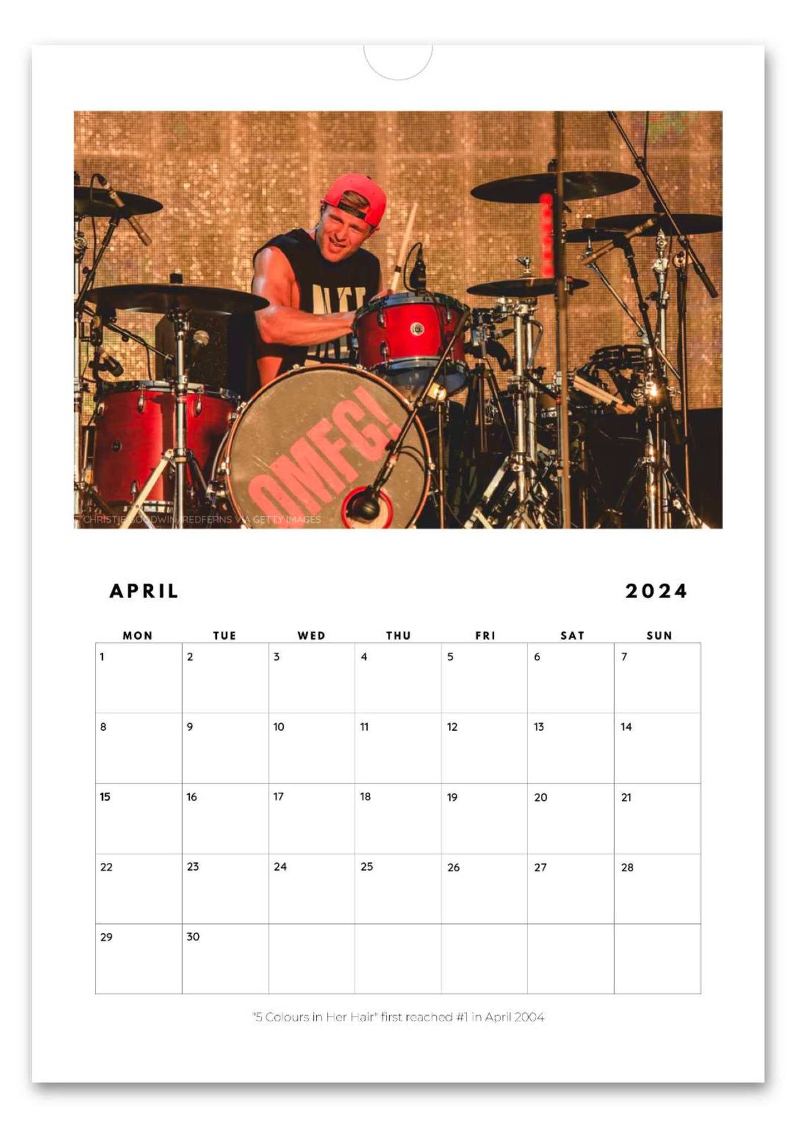 Mcfly 2024 Wall Calendar vertical A4 EUROPE Mcfly Music - Etsy UK