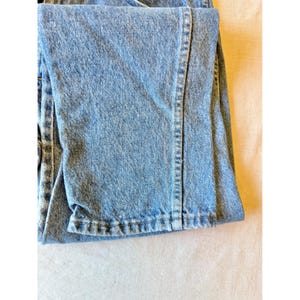 Vtg 1985 Wrangler Red Label Jeans Made in USA Broken Twill Blue Denim 33x32 image 6