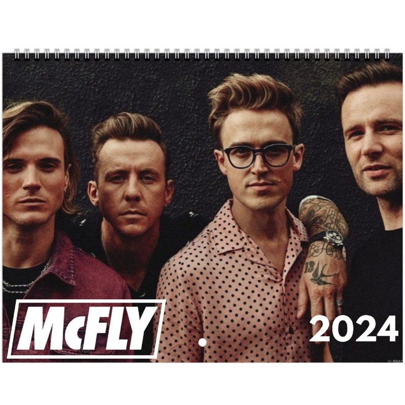 2024 Mcfly Calendar 8.5 X 11 USA and Canada ONLY Etsy
