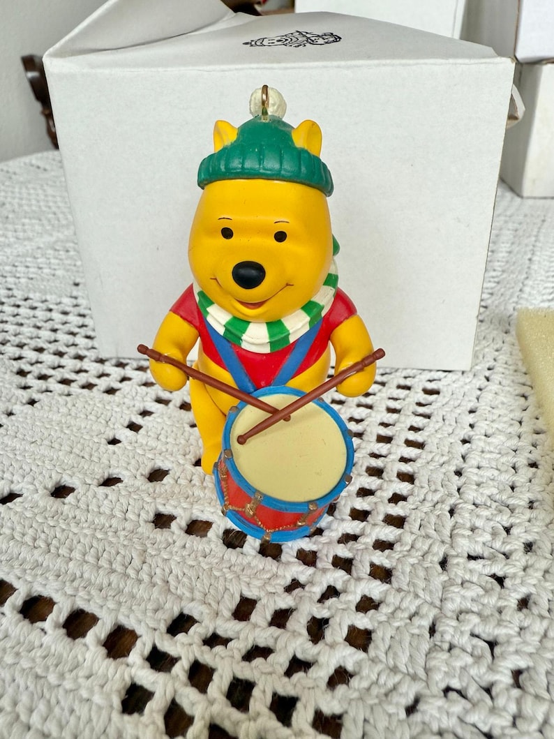 Vintage Winnie the Pooh Christmas Ornament With Box - Etsy
