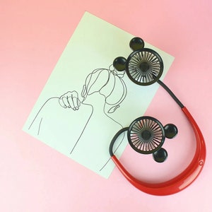 Neck Rechargeable Mouse Fan