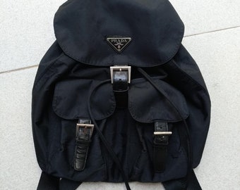 vintage prada nylon backpack