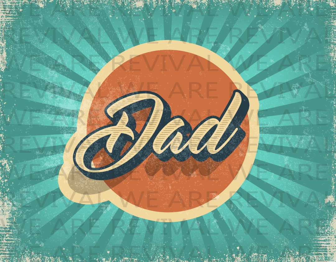 Dad Retro Vintage Png Digital Download - Etsy