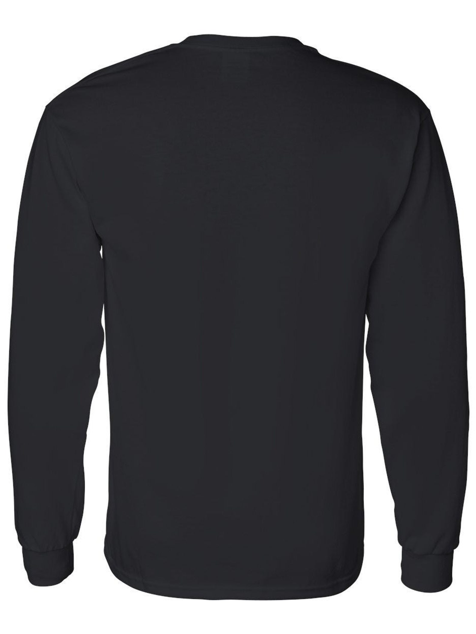 Plain Black Shirt Long Sleeve Solid Tees Gildan Shirt | Etsy