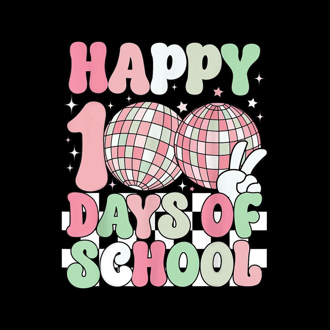 100 Days 100th Day of School for Girls Boys & Teacher Digital PNG - Etsy