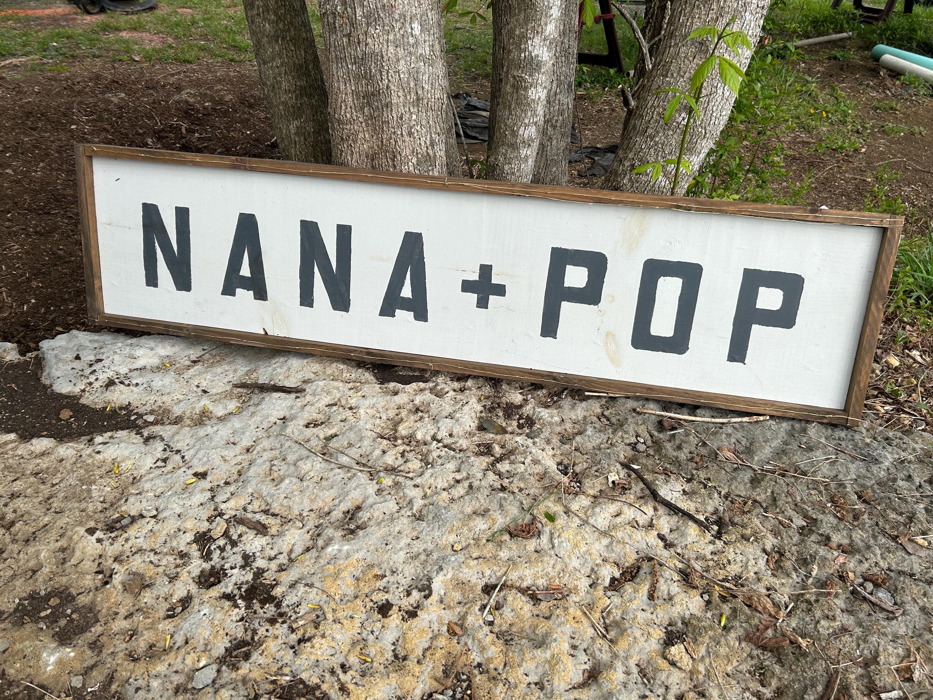 Personalized Farmhouse Sign: Hand-painted Solid Pine Wood, Custom ...