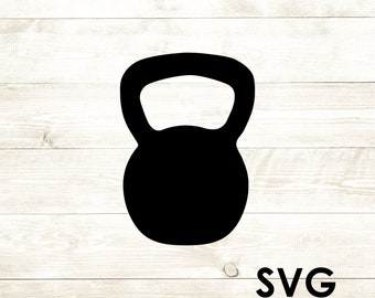 Kettlebell Svg Etsy