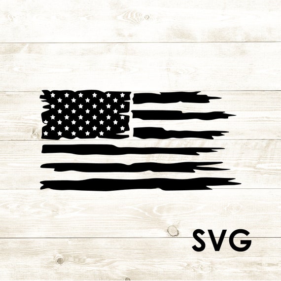Distressed American Flag SVG PNG Digital Download | Etsy