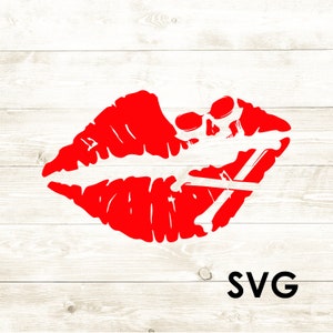 Download Png Jpg Cricut Svg Dxf Kiss Of Death Lips And Roses Deadly Kiss Clipart Print And Cut File Silhouette Stencil Digital Drawing Illustration Deshpandefoundationindia Org
