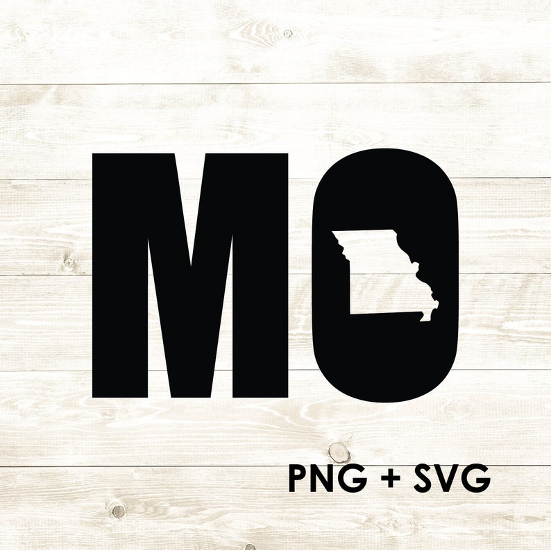 Missouri State Silhouette Outline Ausgeschnitten SVG PNG | Etsy