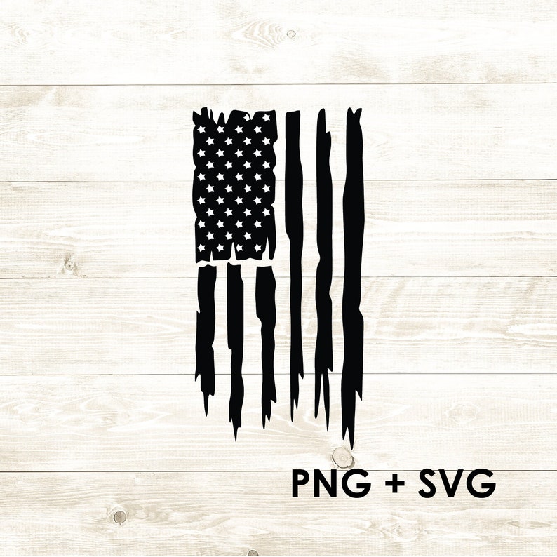 Download Distressed Vertical American Flag SVG PNG Digital Download ...