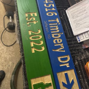 Cabin Decor Custom Wood Carved Ski Trail Sign — 4x24 Inch image 16