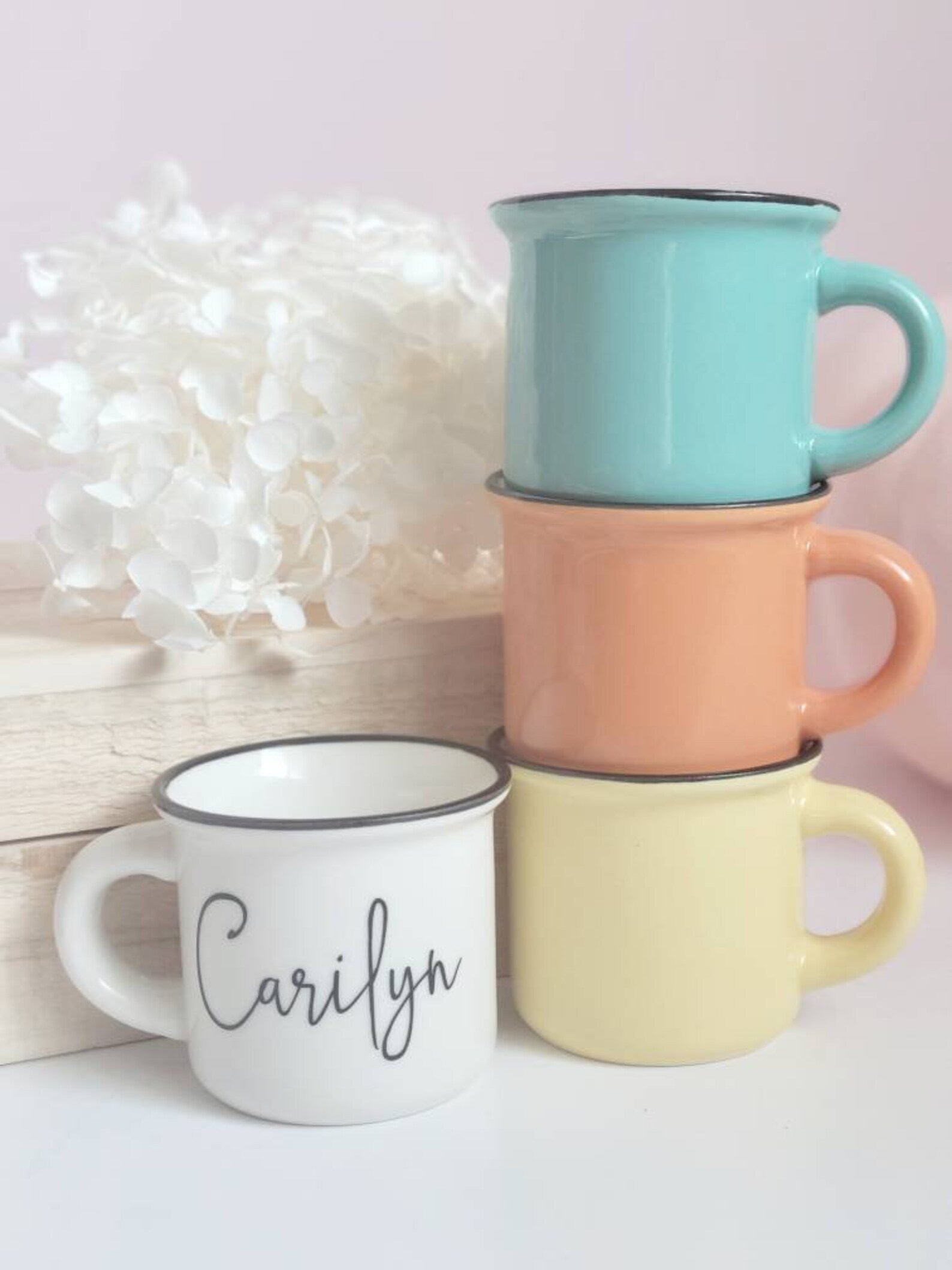 Personalized Mini Mug Home Decor Espresso Shots Hot Etsy