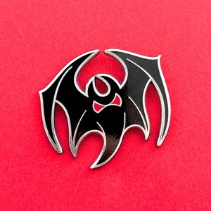 Bat Enamel Pin | Bat Pin | Hard Enamel Pin | Halloween Pin | Spooky Pin | Bat Pins | Lapel Pin | Backpack pin | Goth pin | Vampire Bat Pin