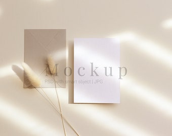 5x7 Cards Mockup Etsy