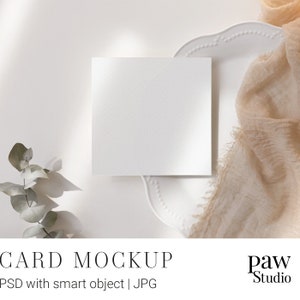 5 x 5 kaartmodel, tafelnummermodel, minimalistisch model, kaartmodel, PSD-model, vierkante kaartmodel, wenskaartmodel, wenskaartmodel, bruiloftsmodel, mockup