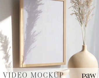 Social Media Video Mockup, Video Mockup, Video Frame Mockup, Video PSD Mockup, Photo Frame Mockup, Portrait Frame psd,  Frame Mockup, Reels