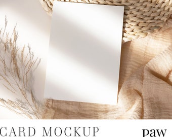 Card Mockup,Blank Card Mockup,5x7 Card Mockup,PSD Mockup,Mockup Template,Mockup,Cute Mockup,Nursery Card Mockup,Baby Shower Invitation