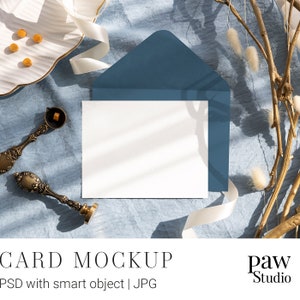 Card Mockup, 5,5x4,25 Card Mockup, Customizable Mockup, Wedding Card Mockup, Greeting Card, Envelope Mockup, Customizable Color, BGW 8e