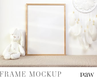 Photo Frame Mockup,Nursery Mockup,Kids Mockup,Frame Mockup,Photography Mockup,Baby Shower Mockup,PSD Mockup,Digital Mockup, Mockup Frame