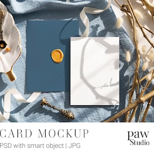 Kartenmockup, 5x7 Kartenmockup, anpassbares Mockup, Hochzeitskarten-Mockup, Grußkarten-Mockup, Umschlag-Mockup, anpassbare Farbe, BGE-8e