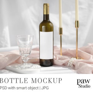 Wine Bottle Mockup, Bottle Mockup, Wine Mockup, Label Mockup, Wedding Wine Mockup, Wedding Mockup, Champagne Mockup, Wine Label PRG