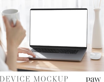 Mockup MacBooka, Mockup Komputera PSD, Mockup Laptopa, Prezentacja MacBooka PSD Z Obiektem Inteligentnym, Mockup Urządzenia, Mockup Monitora