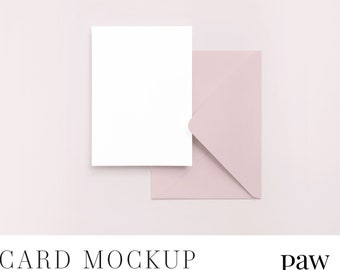 Card 5x7 Mockup. Customizable Card Mockup. Edit Color Envelope & Background. Wedding Invitation Mockup. Greeting Card. PSD With Smart Object