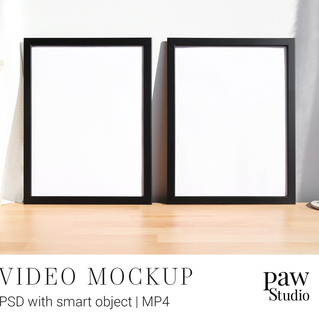 Video Mockup, Video Template, Animated Mockup, Video Frame Mockup ...