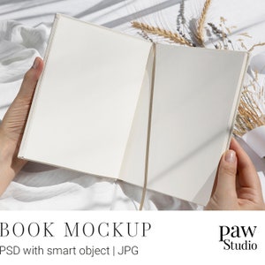 Notebook Mockup, Book Mockup, Journal Mockup, Book Cover Mockup, Diary Mockup, Cover Mockup, Journal Mockup, PSD Smart Object, HRV