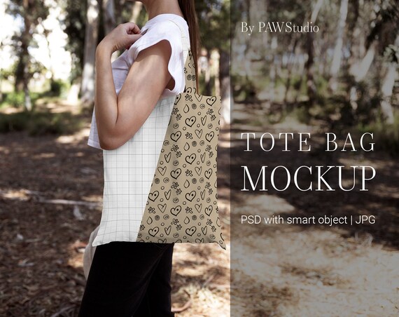 Tote Bag Mockup. Pattern Mockup. Shopping Bag on Hand Mockup. Customizable Template. Fabric Editing Mockup Sublimation Mockup Editable Color Etsy Ireland