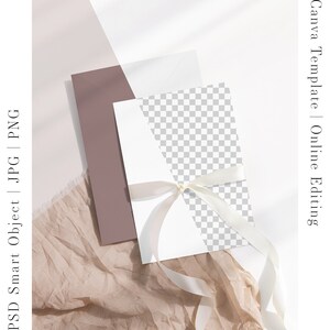 Anpassbares 13x18 Karten Mockup, Canva Karten Mockup, Grußkarte Mockup Bearbeiten Farbe Einladungskarte Mit Umschlag 8e b32