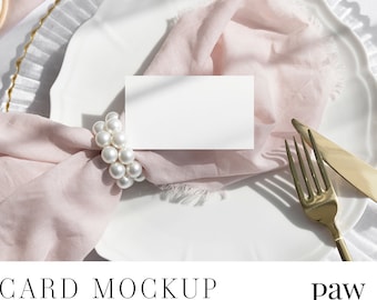 Card Mockup, Name Card Mockup, Place Card Mockup, Business Card Mockup, Wedding Card Mockup,  Business Card, Table Card Mockup, PRG