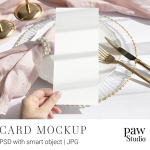 Mockup de Cardápio, Mockup de Cardápio 4x9, Mockup de Cardápio de Feriado, Mockup de Cardápio de Casamento, Mockup de Programa, Mockup de Cardápio Minimalista, Mockup Estacionário