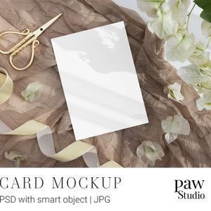 Karten Mockup, 5x7 Karte Mockup, Hochzeitskarte Mockup, Grußkarte Mockup, Blanko Karte Mockup, Einladungskarte Mockup, Weiße Karte Mockup, BGF