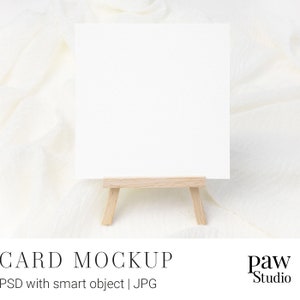 Kaartmodel, tafelnummermodel, vierkante kaartmodel, 5 x 5 kaartmodel, wenskaartmodel, PSD-model, bruiloftsmodel, mockup, minimalistisch model