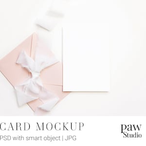 Kaartmodel, uitnodigingskaart, 5 x 7 kaartmodel, wenskaart, uitnodigingsmodel, bruiloftsmodel, presentatiekaart, Photoshop-model, envelop