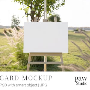 Hochzeitsschild Mockup, Staffelei Schild Mockup, Willkommensschild Mockup, Schild Mockup, Sitzplan Mockup, Staffelei Mockup, Schild Mockup, Weiße Karte Mockup