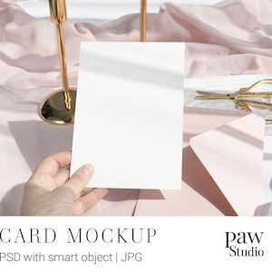 Card In Hand Mockup, 5x7 Card Mockup, Wedding Card Mockup, Greeting Card Mockup, Blank Card Mockup, Card With Envelope PRG ihc 8e