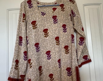 Handmade Vintage Tunic. Size S