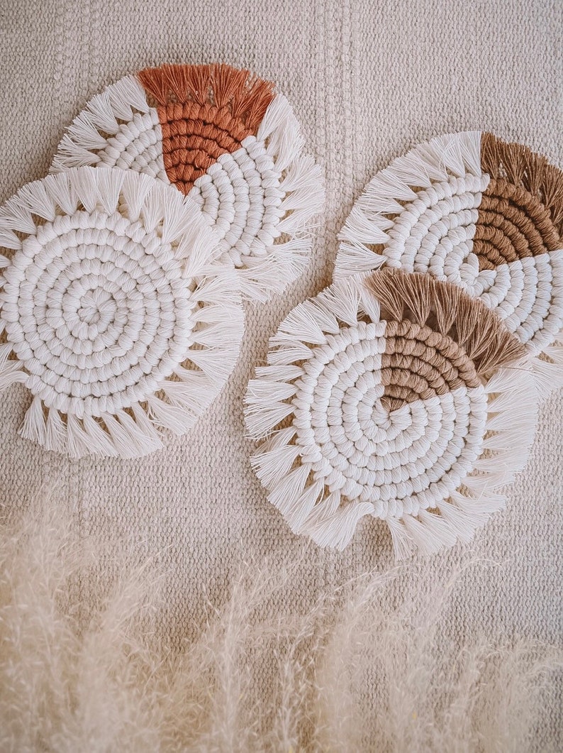 Macramé Coasters image 3