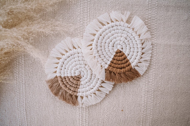 Macramé Coasters image 5