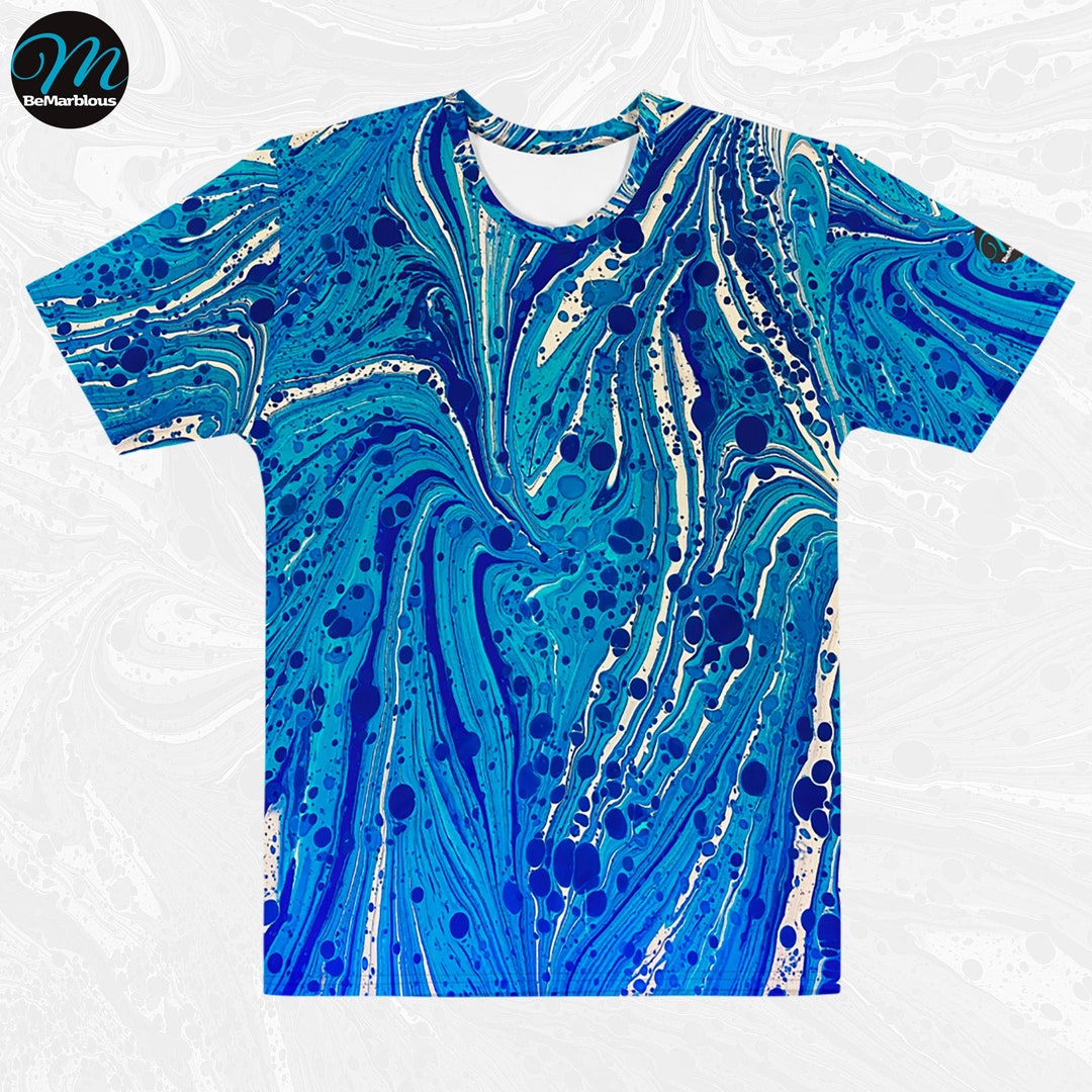 Marbled T-shirt by Bemarblous - Etsy