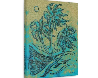 Palms Canvas Print Gallery Wrap