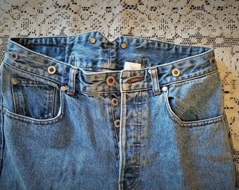 buckle back jeans vintage