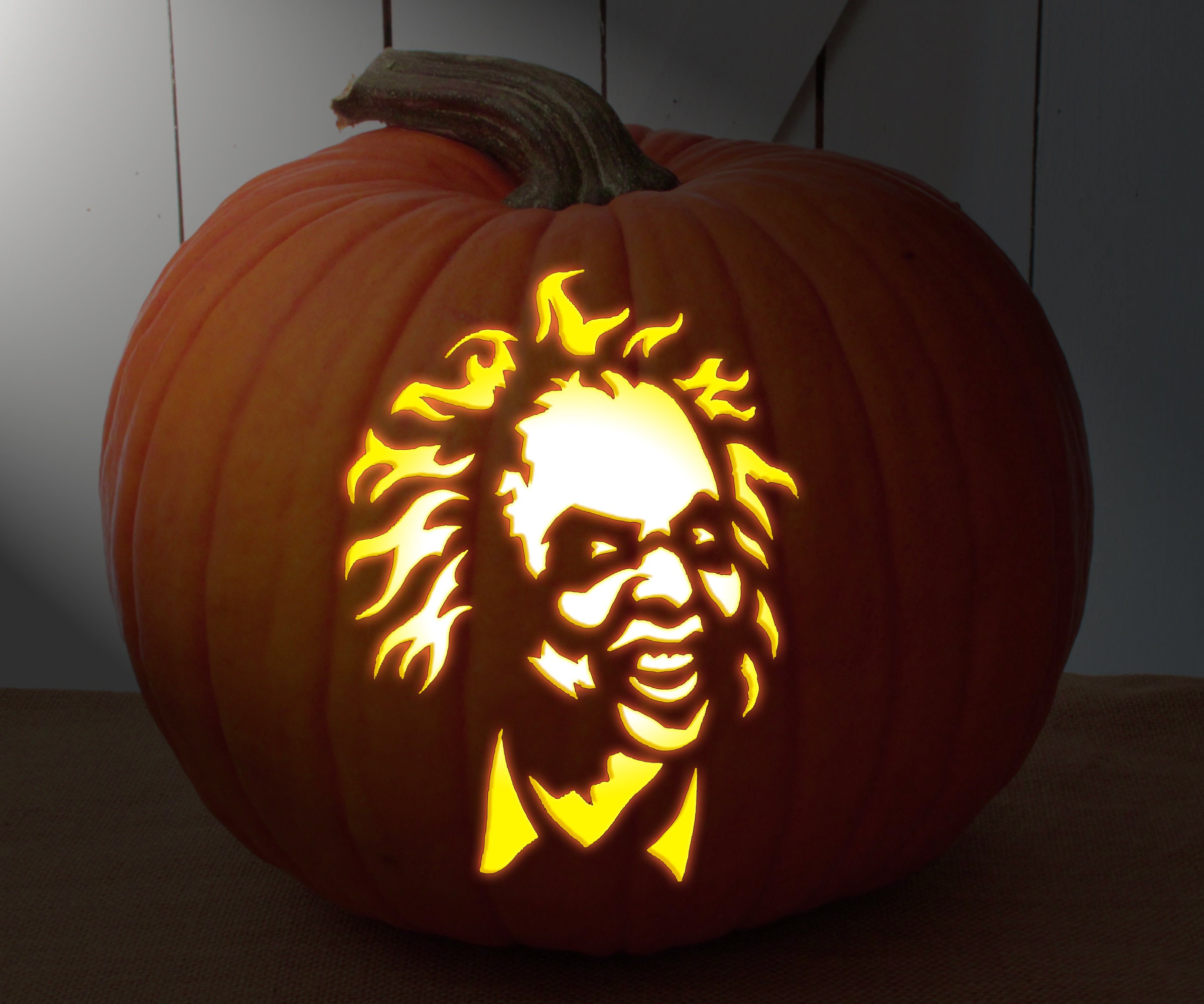 Mylar Halloween STENCIL Beetlejuice For Pumpkin Carving Etsy