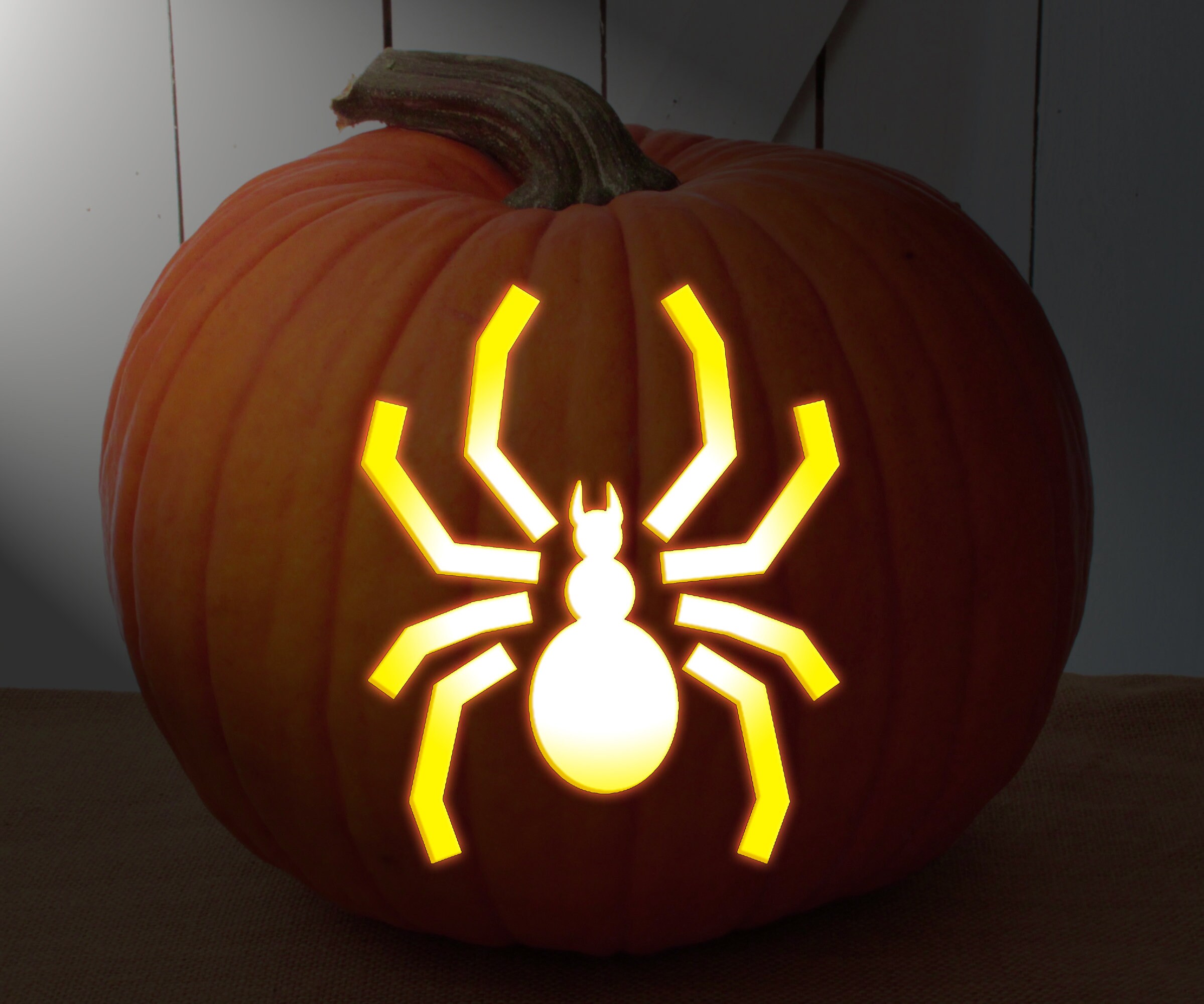 Mylar Halloween STENCIL Spider Black Widow for Pumpkin Etsy
