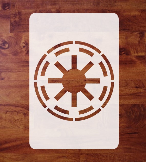 Mylar Star Wars Stencil Galactic Republic Symbol Galactic