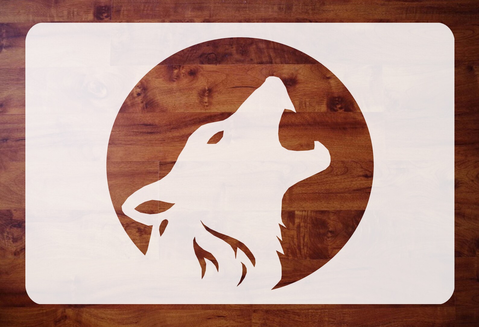 Mylar Halloween STENCIL Howling Wolf Full Moon For Pumpkin Etsy mylar-halloween-stencil-howling-wolf-full-moon-for-pumpkin-etsy